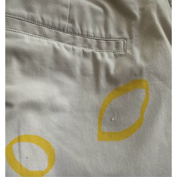 Talbots Classic Bermuda Style High-Rise Cotton Shorts Khaki Size 14 - Picture 5 of 5